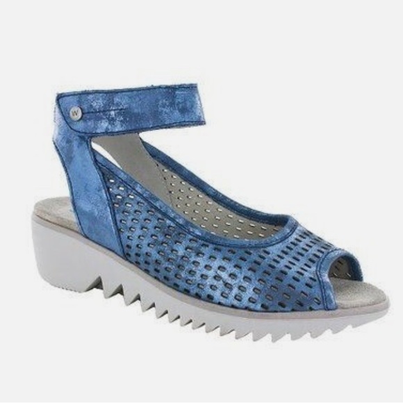 Wolky SZ 11 Frosty Womens Mary Jane Light Blue Amalia Nubuck Leather Size EU 42 - Picture 2 of 8